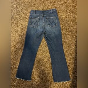 Mother Denim Hustler Ankle Fray Size 29